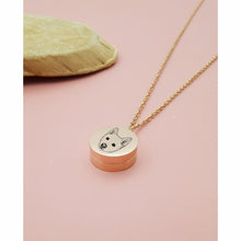 画像をギャラリービューアに読み込む, 両面印刻✨ うちのペットの毛のネックレス ペットの写真で作るオリジナル 名入れペンダント 遺骨ペンダント
