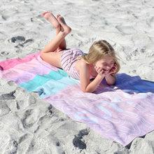 画像をギャラリービューアに読み込む, ★キッズビーチタオル★ 名入れ アウトドア04