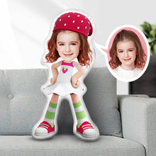 画像をギャラリービューアに読み込む, 写真入れクッション ✨子どものオリジナルクッション【両面印刷】♪ワンピース