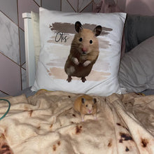 画像をギャラリービューアに読み込む, ペットの似顔絵クッション♪ オーダーメイド★ 犬•猫•ウサギ•小動物 【片面印刷】