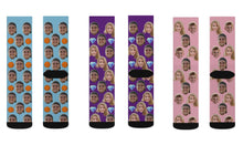 画像をギャラリービューアに読み込む, ★ペットの写真からオーダー  オリジナル靴下 ♪ 多色選択可♪暖かいふわふわ温活03