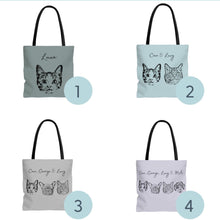 画像をギャラリービューアに読み込む, ♪名入れペット写真による作成トートバッグ♪ お散歩バッグ♪おしゃれバッグ