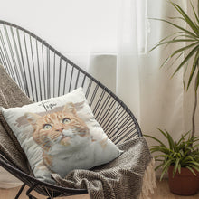 画像をギャラリービューアに読み込む, ペットの似顔絵クッション♪ オーダーメイド★ 犬•猫•ウサギ•小動物 【片面印刷】