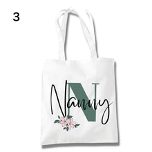 画像をギャラリービューアに読み込む, ♪名入れ花柄トートバッグ♪ お散歩バッグ♪おしゃれバッグ02