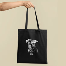 画像をギャラリービューアに読み込む, ♪名入れペット写真による作成トートバッグ♪ お散歩バッグ♪おしゃれバッグ02