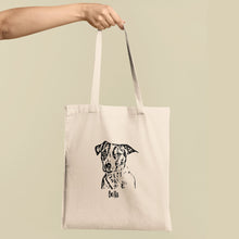画像をギャラリービューアに読み込む, ♪名入れペット写真による作成トートバッグ♪ お散歩バッグ♪おしゃれバッグ02