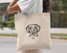 画像をギャラリービューアに読み込む, ♪名入れペット写真による作成トートバッグ♪ お散歩バッグ♪おしゃれバッグ02