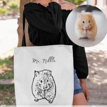 画像をギャラリービューアに読み込む, ♪名入れペット写真による作成トートバッグ♪ お散歩バッグ♪おしゃれバッグ