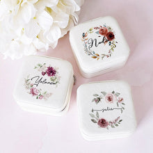 画像をギャラリービューアに読み込む, 名入れ誕生花 アクセサリー収納ボックス♬おしゃれ05