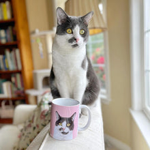 画像をギャラリービューアに読み込む, ペットの似顔絵マグカップ  オーダーメイド