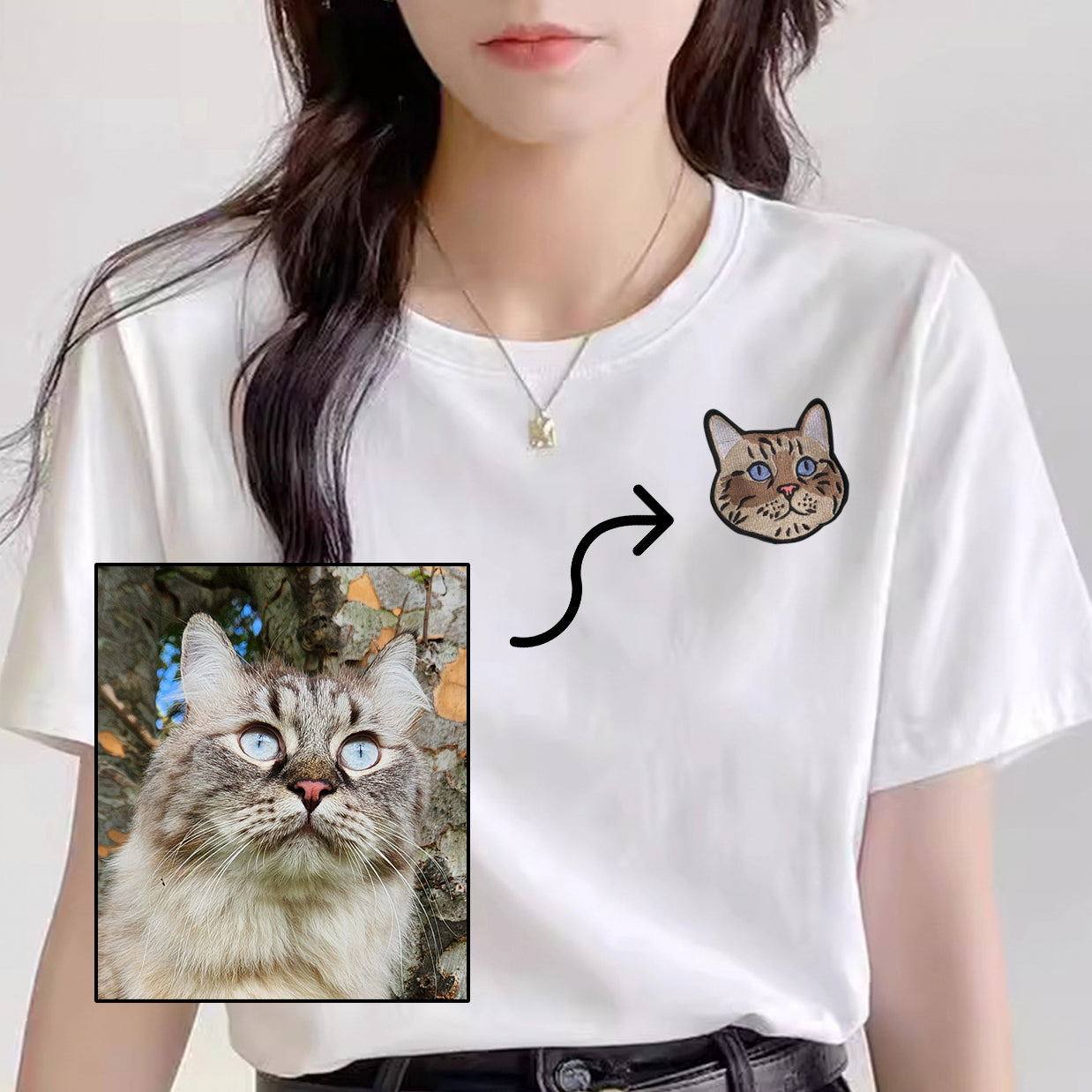 ハンドメイド　オーダー受付ページ　　♡Tシャツにゃんこ　パネル♡ 4accaba93ee9c90d787ff588269b96