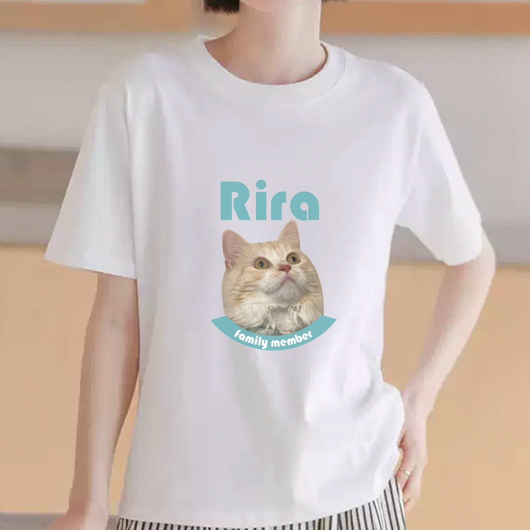 愛犬・愛猫ペット・うちの子の写真オーダーメイドＴシャツ06