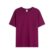 画像をギャラリービューアに読み込む, 190g 綿 無地半袖Tシャツ 卸売（男女兼用）
