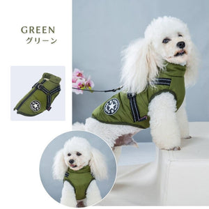 ❥寒い冬対策❥ワンちゃんのためのスキーウェア犬用ジャケットコート★