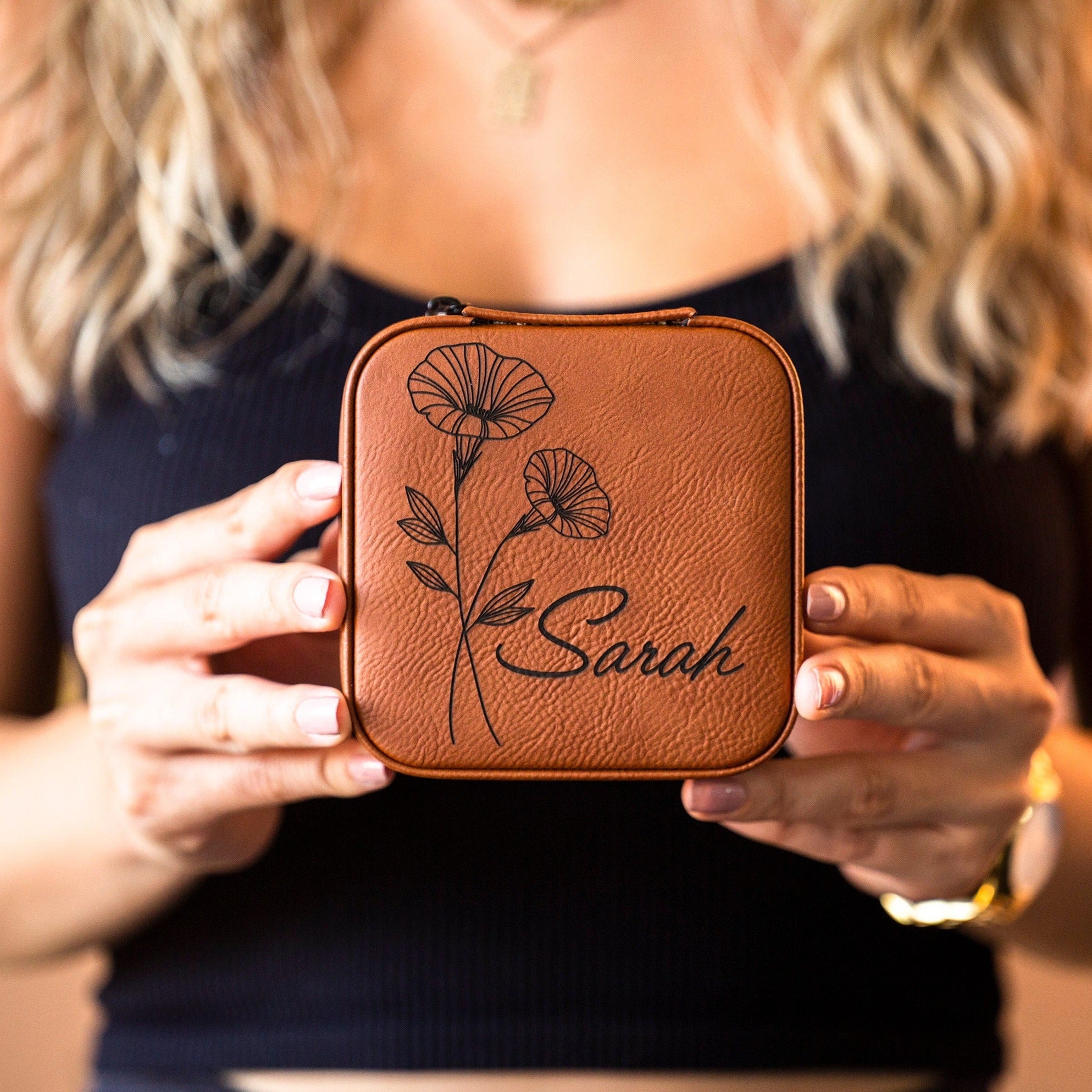 名入れ誕生花 アクセサリー収納ボックス – Babe Gift Box